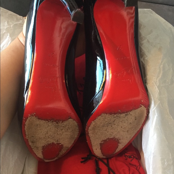 Christian Louboutin Simple 85mm Pump black 7M - Picture 7 of 8